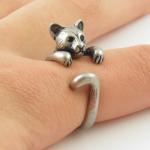 Cougar Animal Wrap Ring - ..