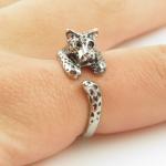 Leopard Animal Wrap Ring -..